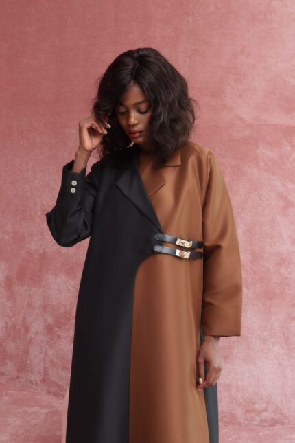 عباية 3D باللون البني و  الأسود